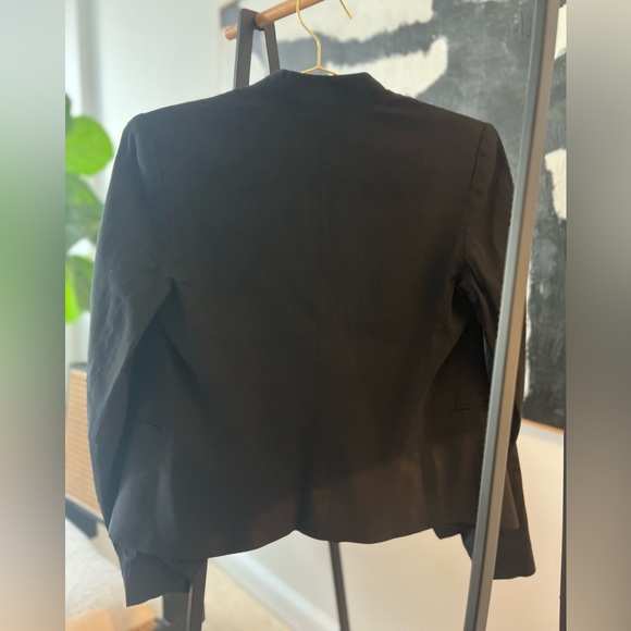 Theory Lanai Black Open Front Blazer in Size 4 - Picture 2 of 4